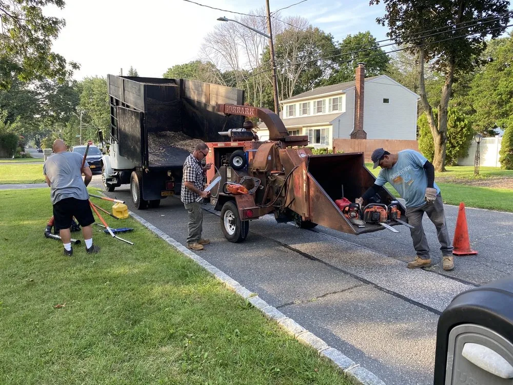 Affordable outdoor landscaping for residential properties in Melville, NY by Family Landscaping & Tree Care