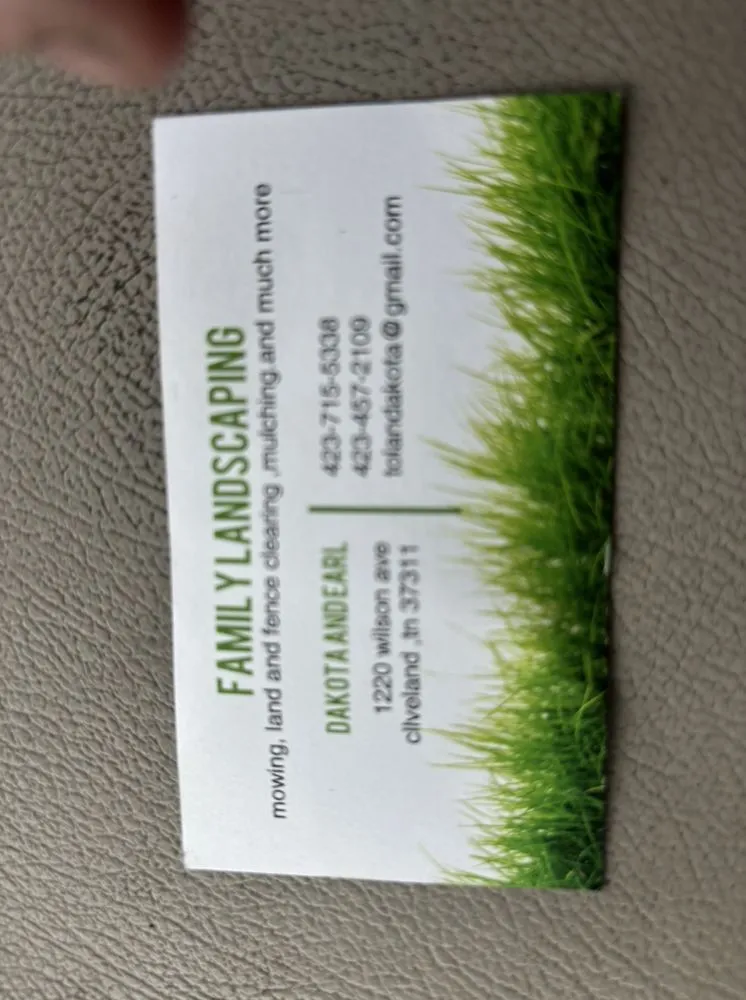 Custom yard cleanup service with custom design in Cleveland, TN by Family Lawn Care