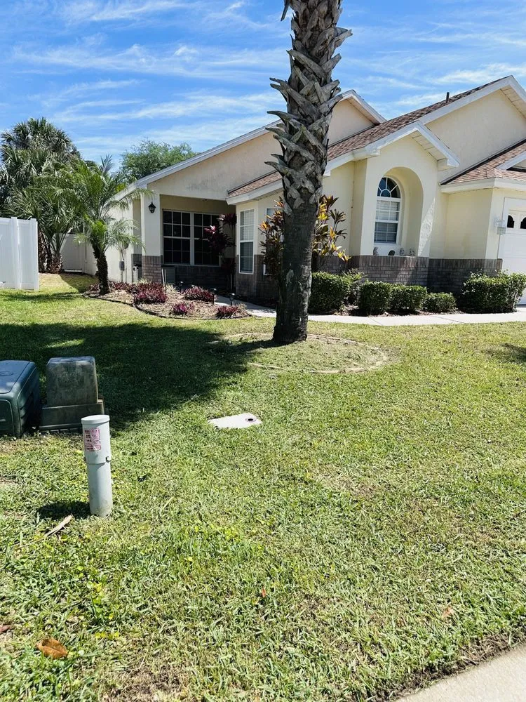 Professional lawn mowing service with custom design across Kissimmee, FL - Family Lawn Care