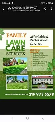Family Lawn Care Services Logo