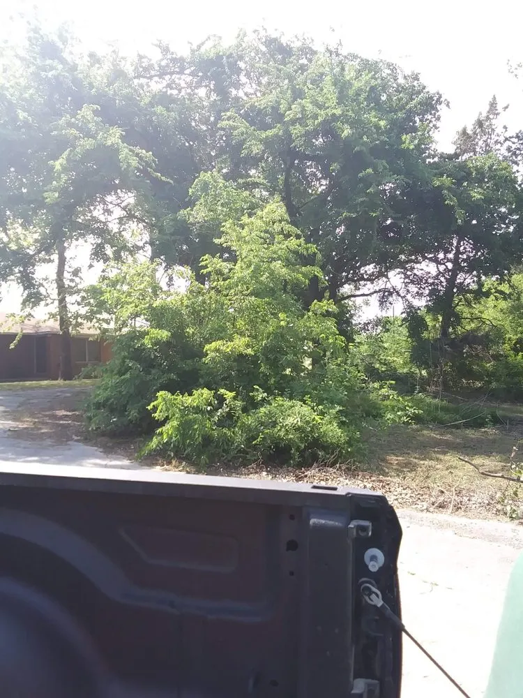 Custom residential landscaping in Bowie, TX by Family Lawn Service