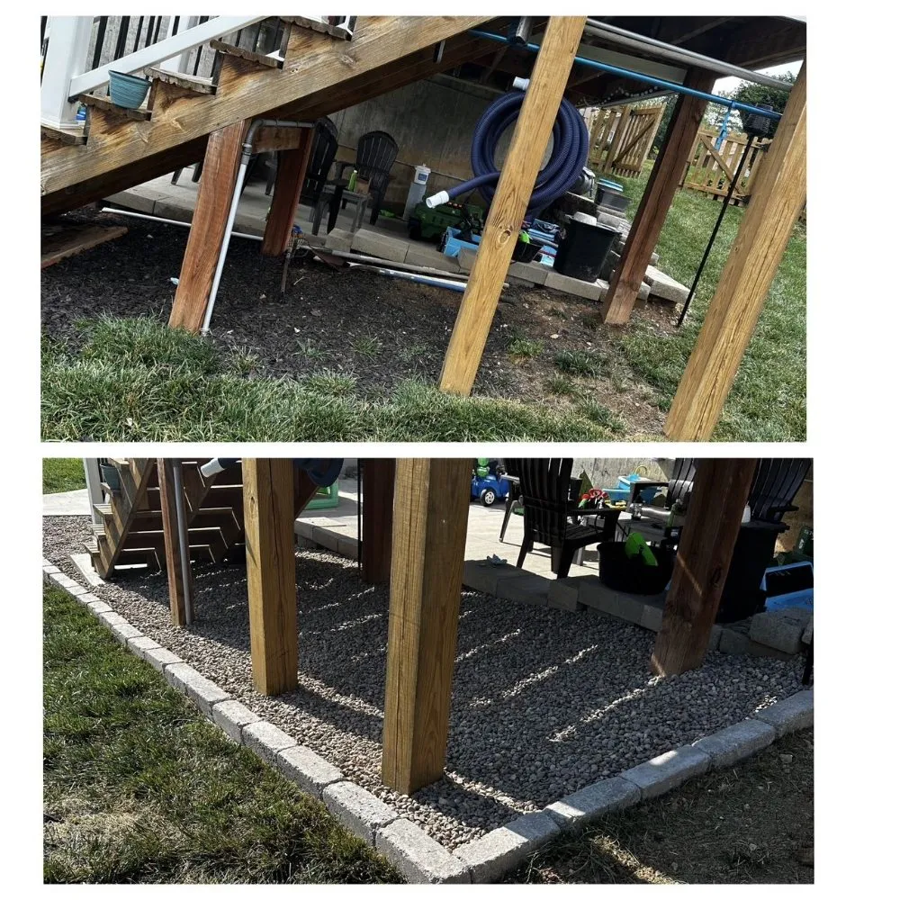 Professional garden landscaping in Moscow Mills, MO by Family Matters Lawn, Land, & Exteriors