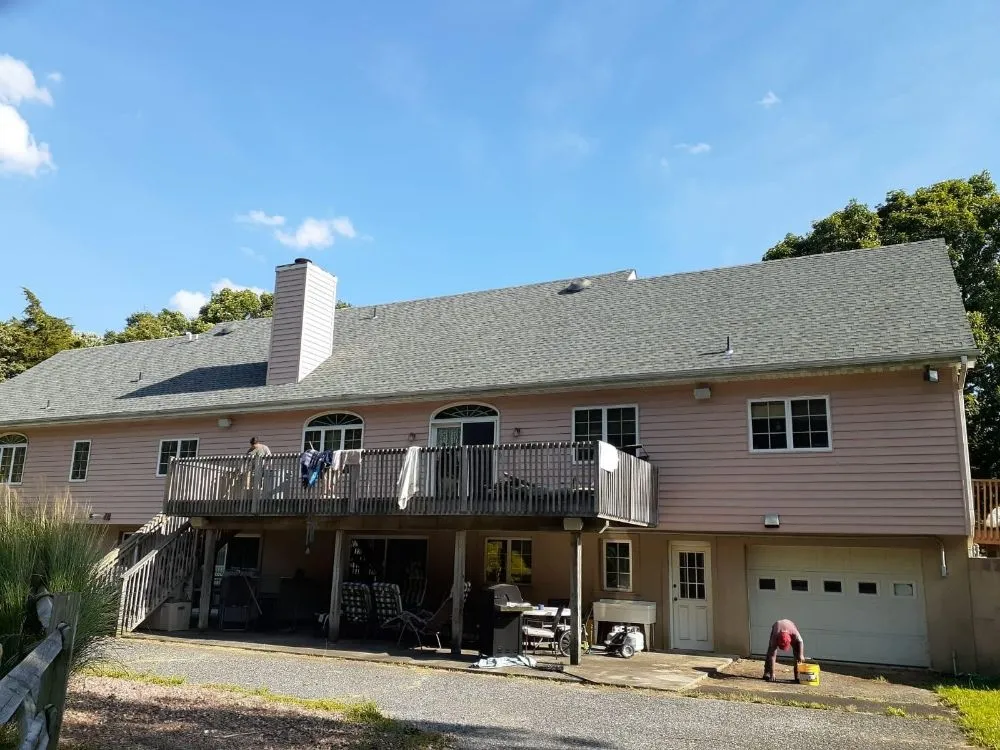 Professional landscape design with custom design in Trenton, NJ by Family Roofing And Landscaping