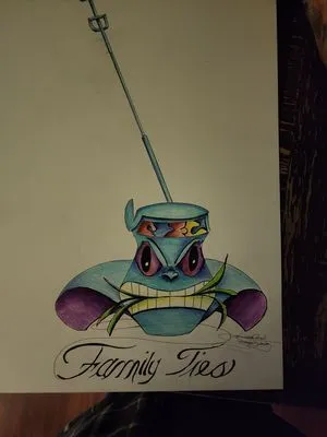 Family Ties Lawn Care Logo