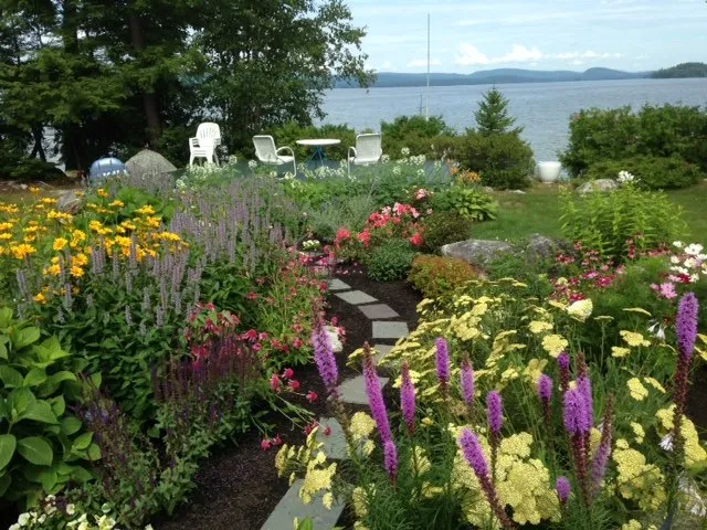 Custom garden landscaping in Sidney, ME - Family Tree Lawn & Landscape Management