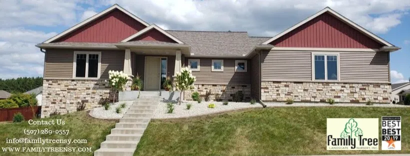 Affordable outdoor landscaping experts serving Rochester, MN - Family Tree