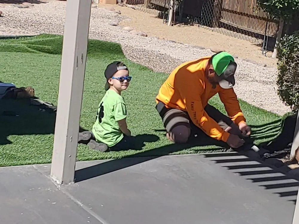 Expert lawn mowing service in Apache Junction, AZ by Family Tree Trimming