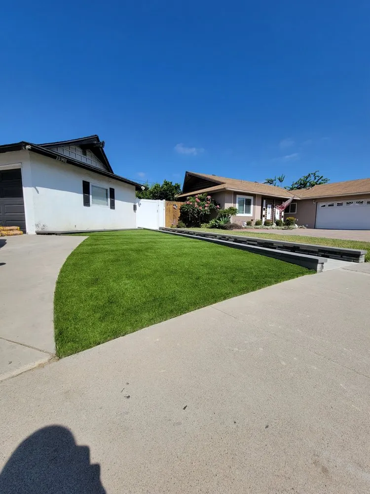 Affordable outdoor landscaping in Huntington Beach, CA by Family Turf Wholesalers