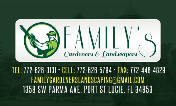 Family's Gardeners & Landscapers Logo