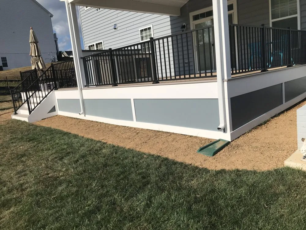 Professional yard cleanup service with custom design across Manchester, MD - FAMILYscapes