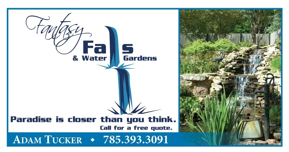 Trusted garden landscaping in Grantville, KS by Fantasy Falls & Water Gardens