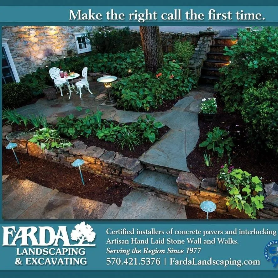 Custom outdoor landscaping in Cresco, PA - Farda Landscaping