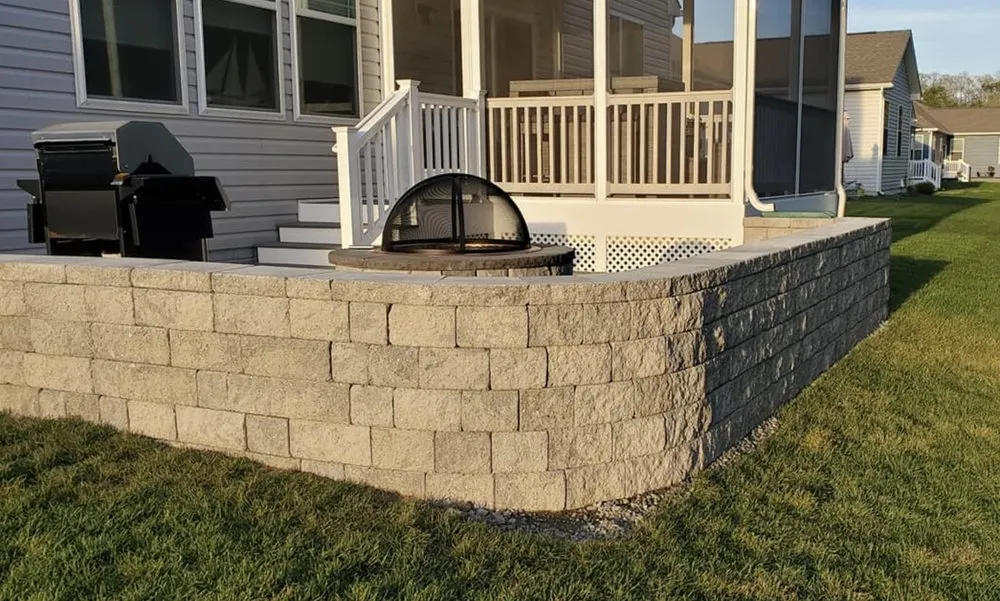 Professional garden landscaping in Harbeson, DE by Fare Green Landscaping
