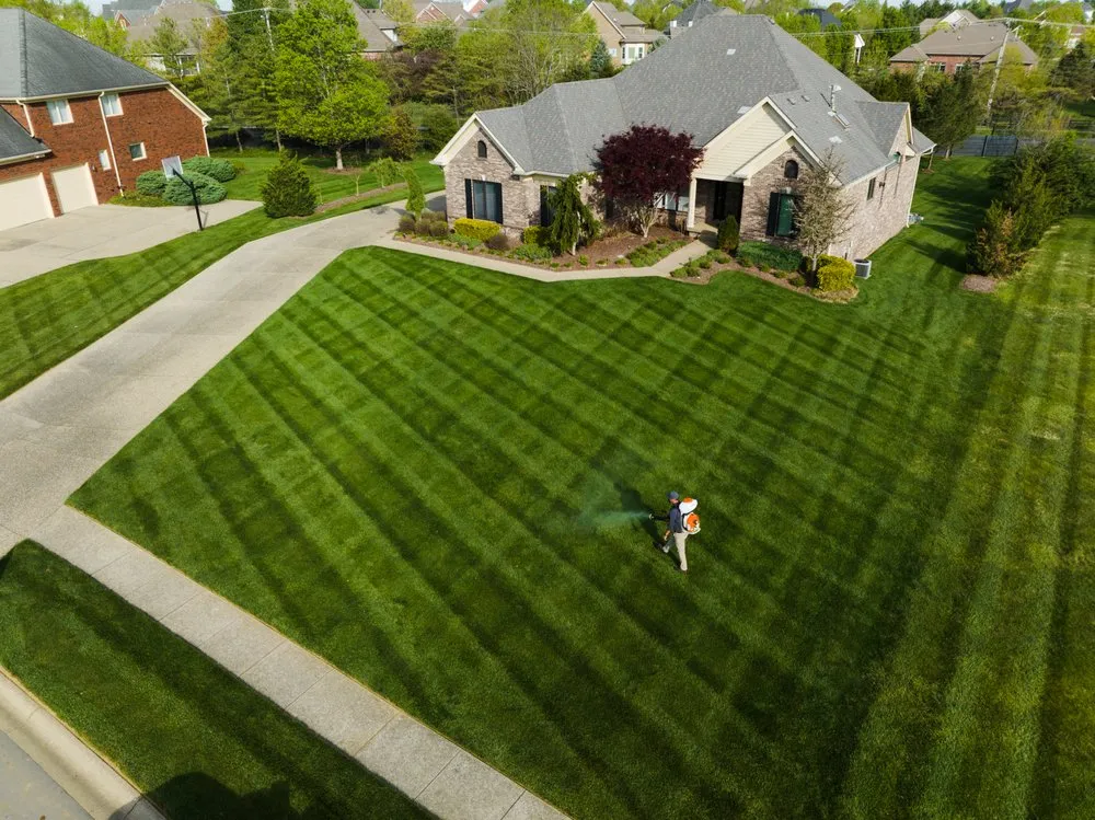 Local yard maintenance for residential properties in Clarksville, IN by Farison Lawn Care