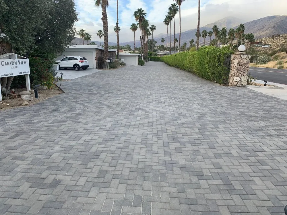 Expert landscaping services in Palm Desert, CA by Farley Interlocking Pavingstones