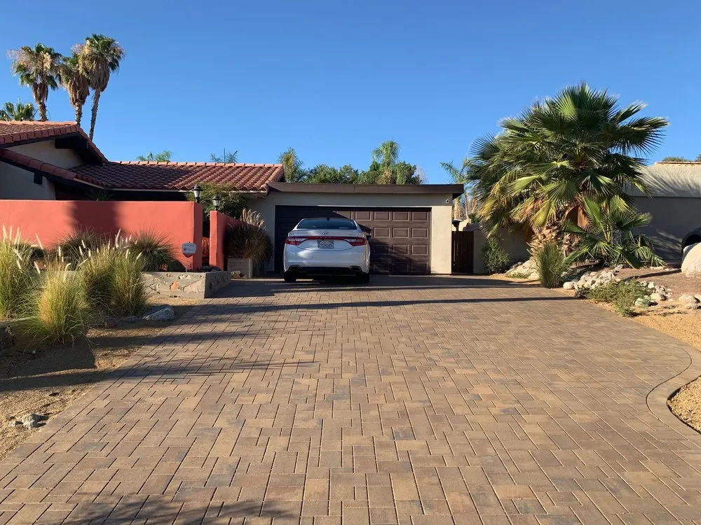 Local yard cleanup service in Palm Desert, CA by Farley Interlocking Pavingstones