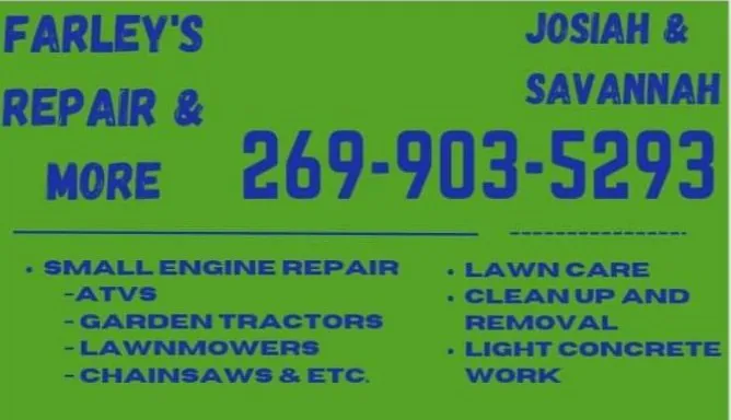 Professional yard maintenance in Bangor, MI by Farley's Repair and More