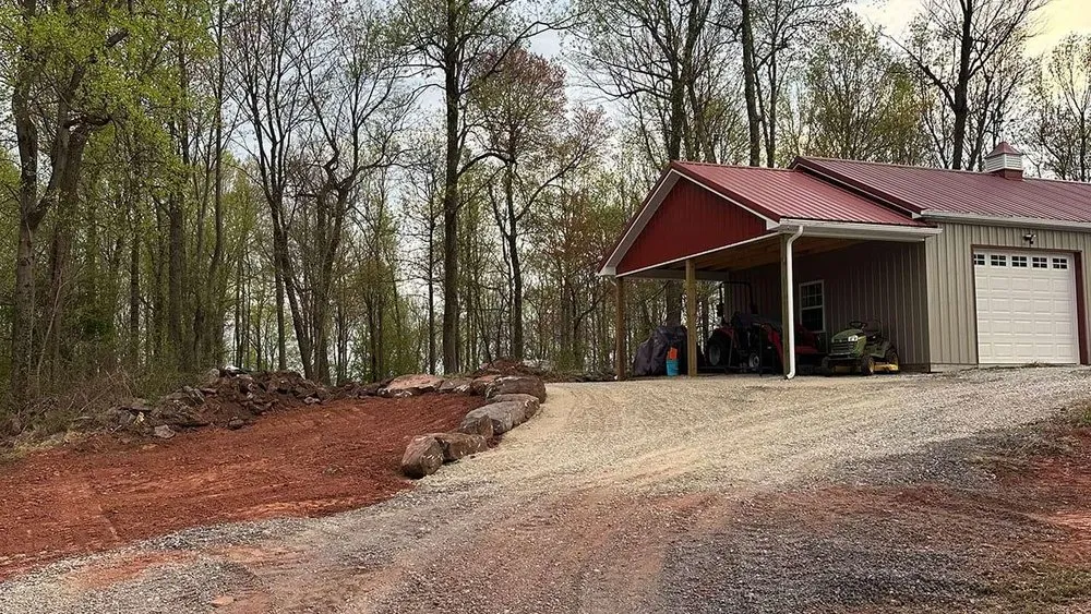 Affordable landscape installation in York, PA by Farm Valley Excavating