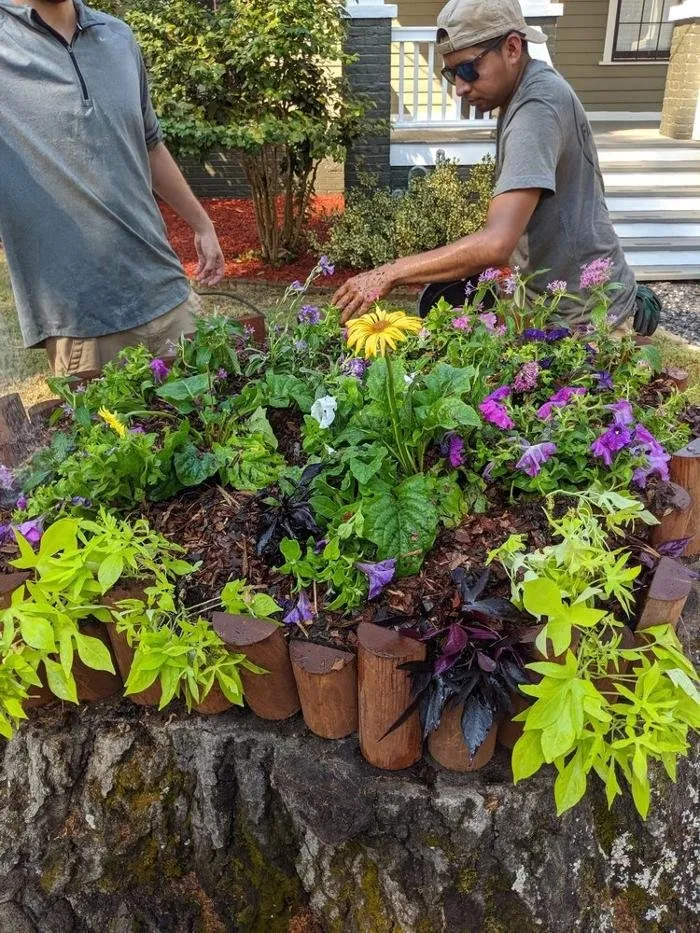 Local garden landscaping with custom design in Atlanta, GA by FarmCroft