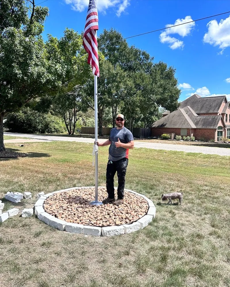 Affordable outdoor landscaping in Brenham, TX by Farmer Jack's Lawn & Garden