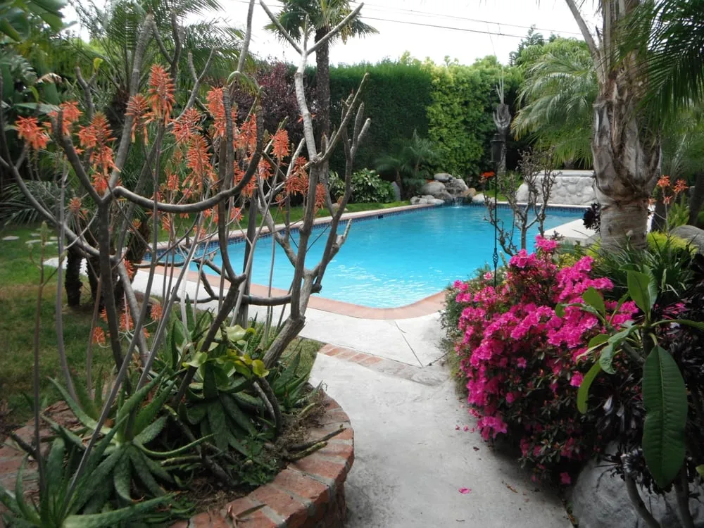 Local landscape installation in Anaheim, CA by Farmers Landscaping