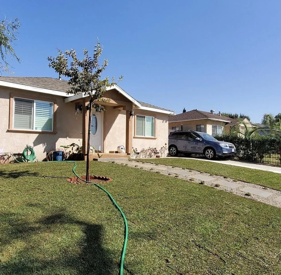 Professional lawn mowing service with custom design in Pasadena, CA by Farmore Landscaping