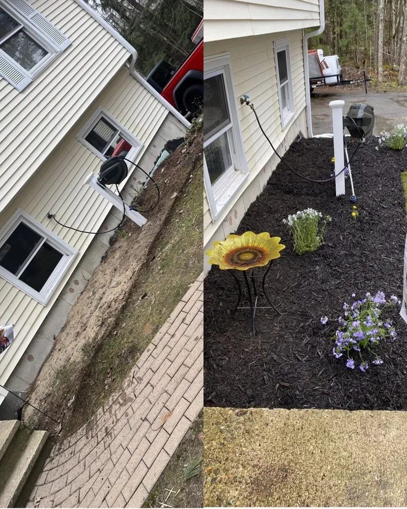 Local landscape design in Rochester, NH by Farris & Son Property Maintenance