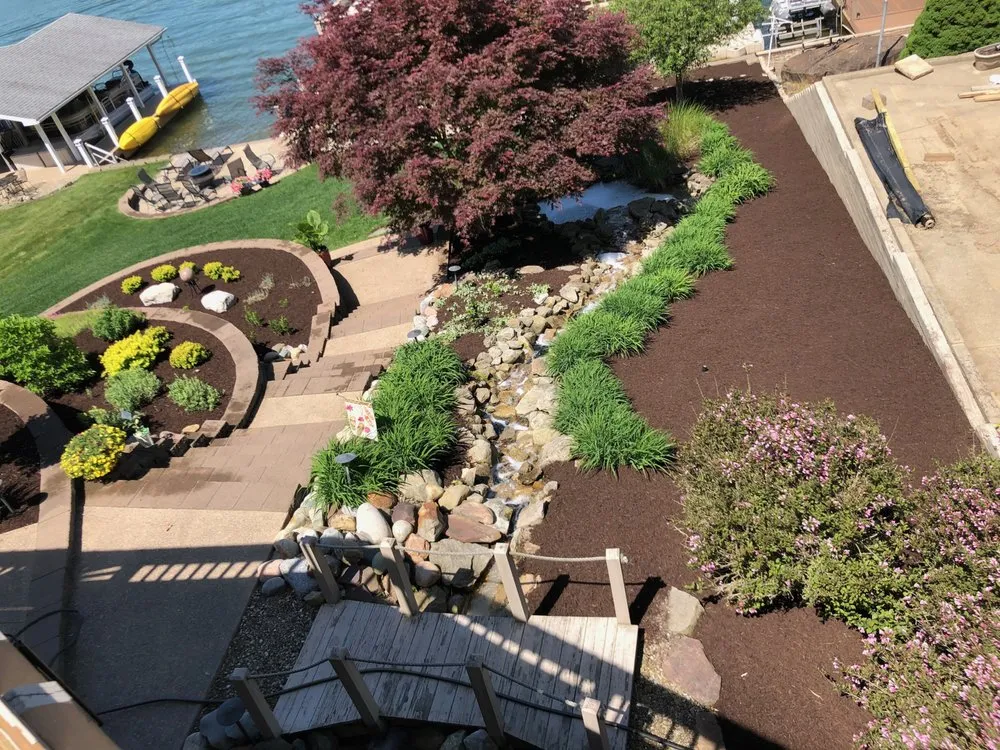Top-rated residential landscaping with custom design across Mount Vernon, OH - Fast Eddy's Grounds Maintenance