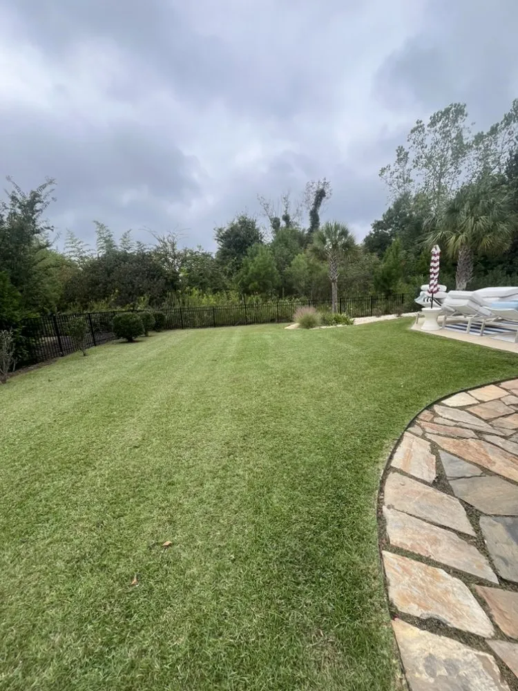 Custom residential landscaping for homes in West Columbia, SC by Fast Lane Landscaping