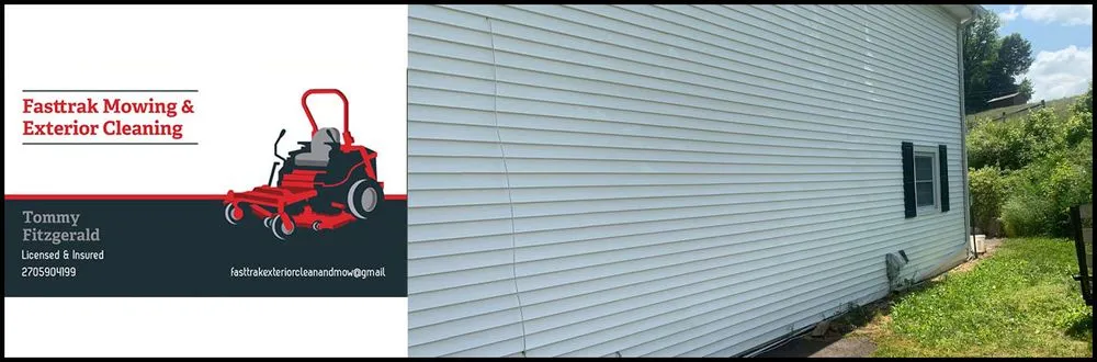 Local yard cleanup service for beautiful yards across Glasgow, KY - Fasttrak Mowing and Exterior Cleaning