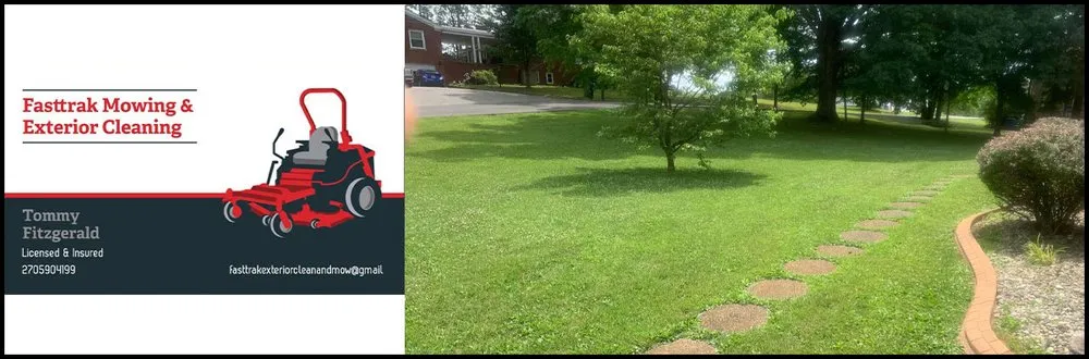 Affordable lawn care service for homes in Glasgow, KY by Fasttrak Mowing and Exterior Cleaning