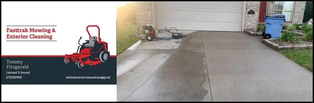 Professional outdoor landscaping with custom design across Glasgow, KY - Fasttrak Mowing and Exterior Cleaning