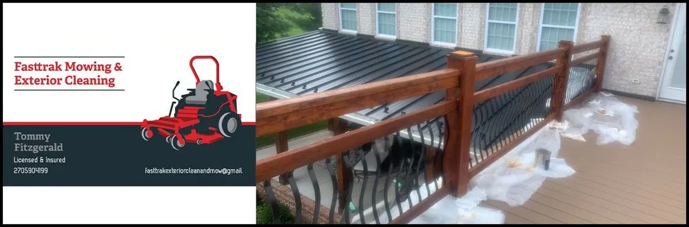 Reliable landscape design in Glasgow, KY by Fasttrak Mowing and Exterior Cleaning