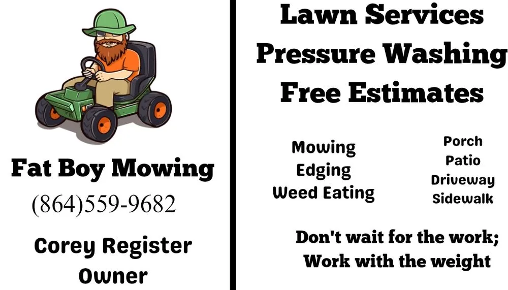 Top-rated residential landscaping in Clinton, SC - Fat Boy Mowing