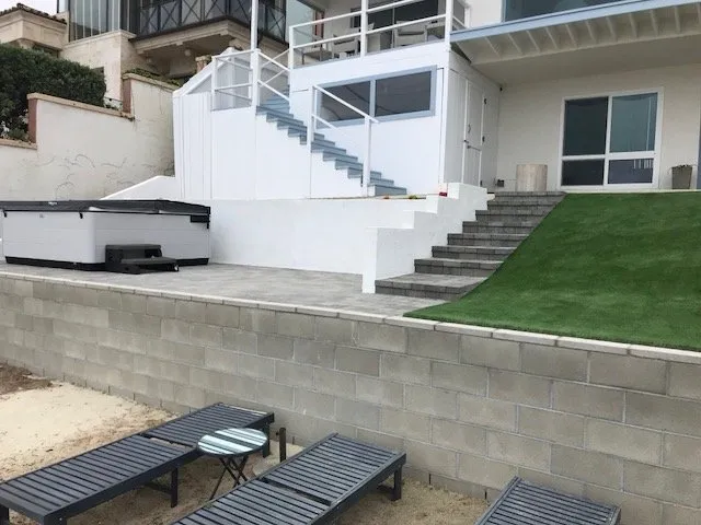 Custom garden landscaping in San Diego, CA - FAT Concrete Construction