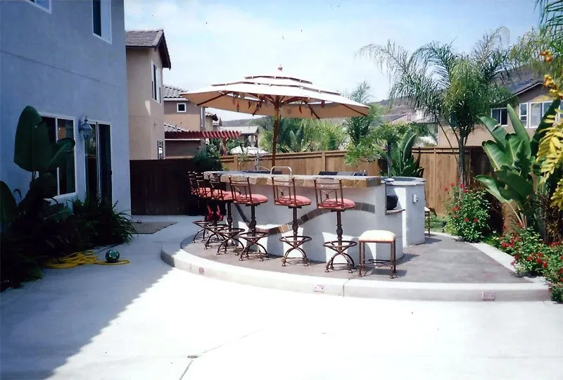 Local yard maintenance with custom design in San Diego, CA by FAT Concrete Construction