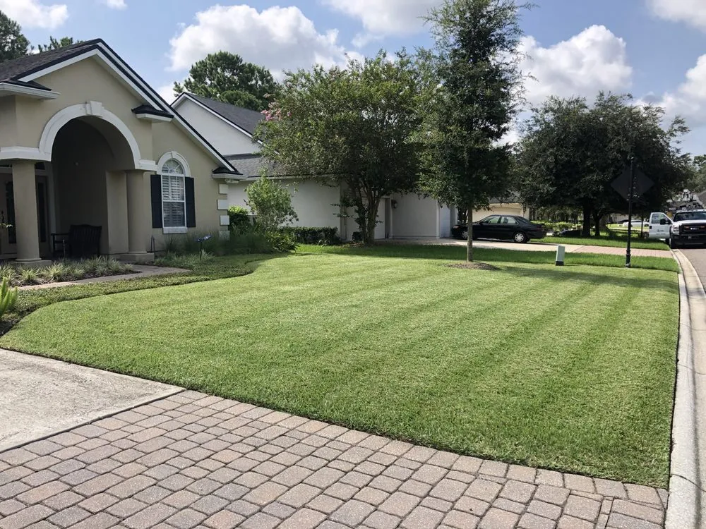 Affordable outdoor landscaping in Orange Park, FL by Fat Grass Lawn Care