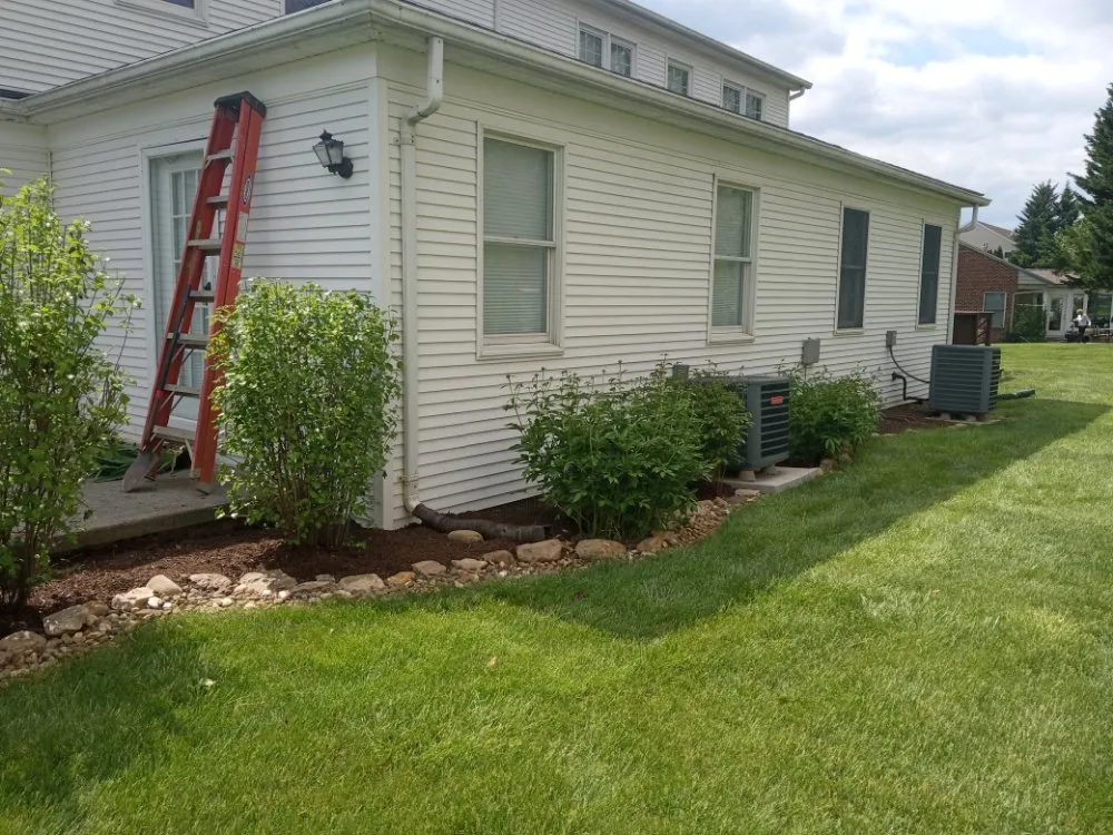 Local landscape installation with custom design in Kearneysville, WV by Father & Son Landscaping
