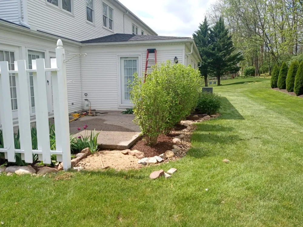 Custom residential landscaping in Kearneysville, WV by Father & Son Landscaping