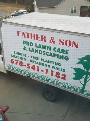 Father & Son Lawn Care Logo