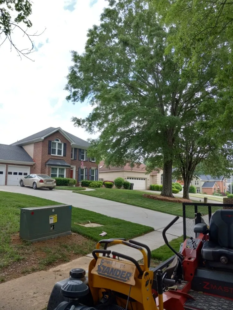 Custom outdoor landscaping for homes across New Market, AL - Father & Son Lawn Services
