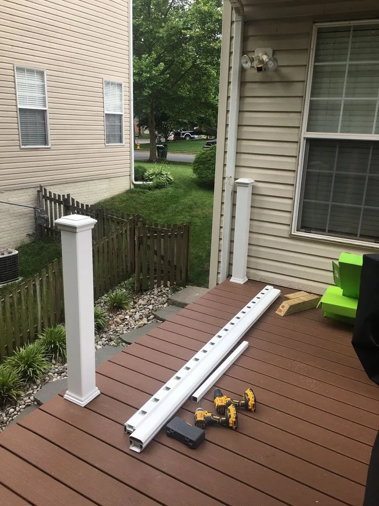 Professional residential landscaping with custom design in Sudley Springs, VA by Father & Son’s General Services