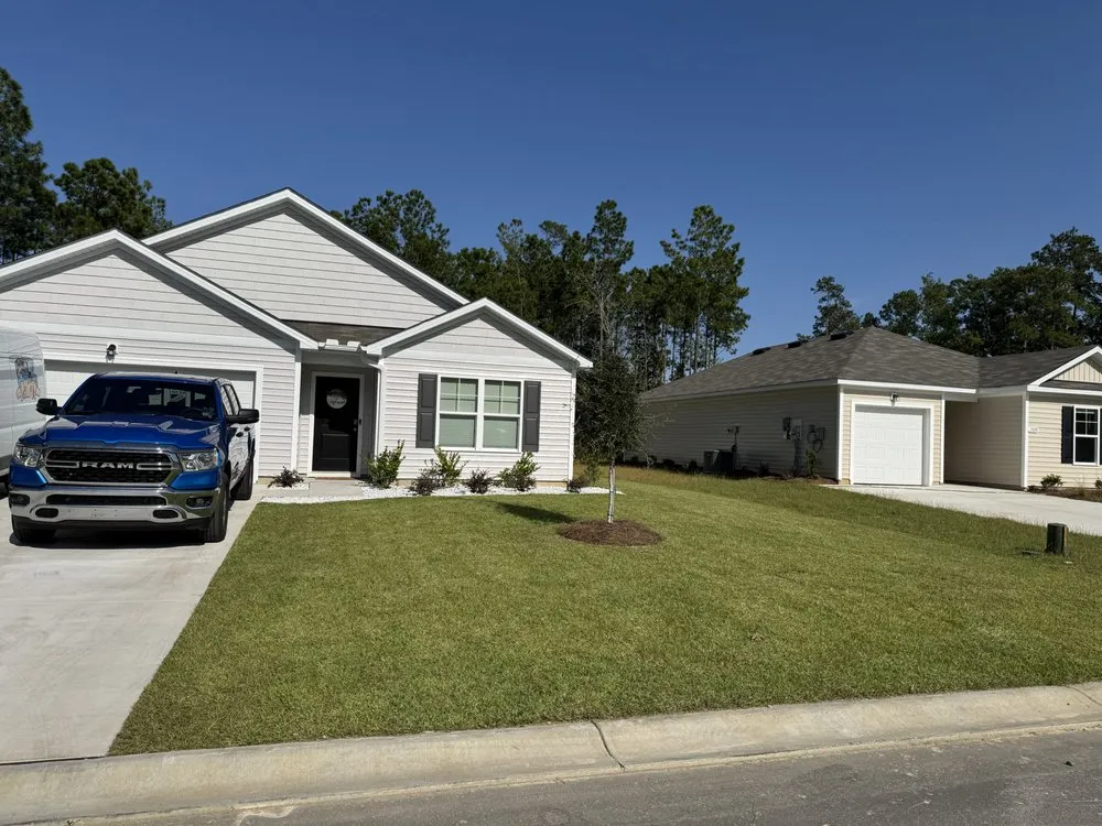 Local landscape installation in Conway, SC by Father & Sons Lawn Care