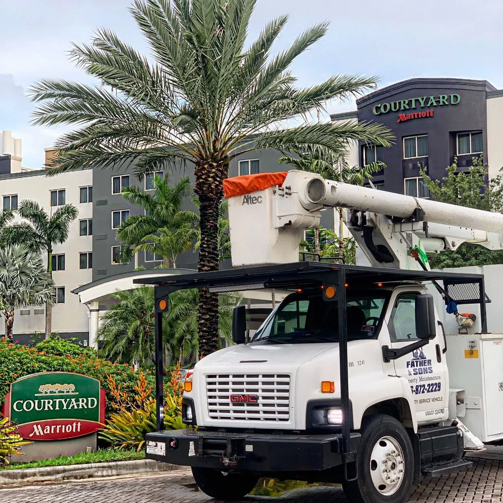 Local lawn mowing service experts serving Homestead, FL - Father & Sons Tree Service