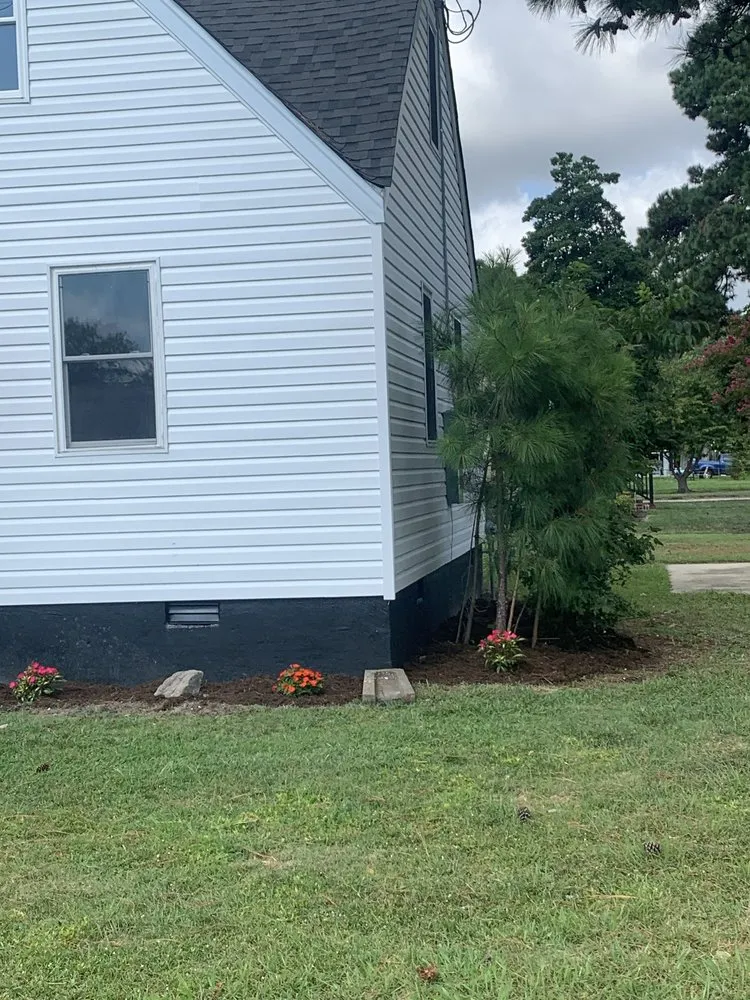 Affordable yard maintenance in Hampton, VA by Father and Son Landscaping