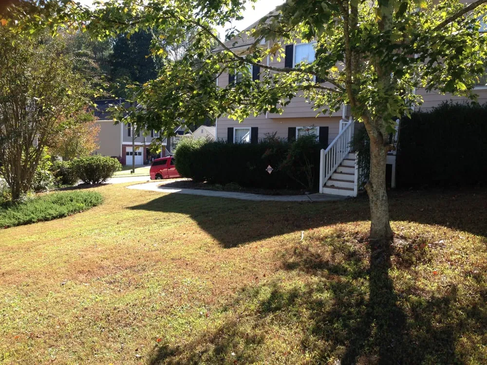 Custom landscape design in Acworth, GA by Father and Son Lawn Care