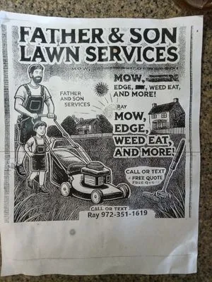 Father And Son Lawn Services Logo