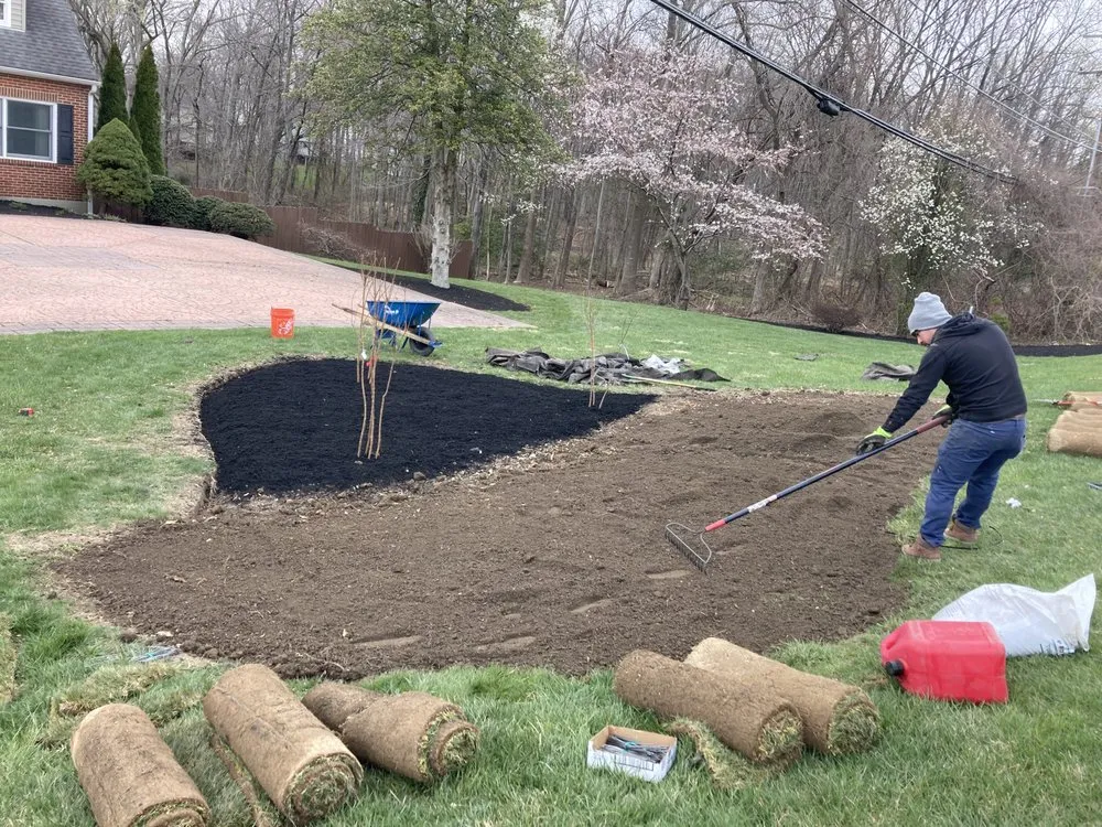 Expert outdoor landscaping in Elkridge, MD by Father and Sons Landscaping & Construction