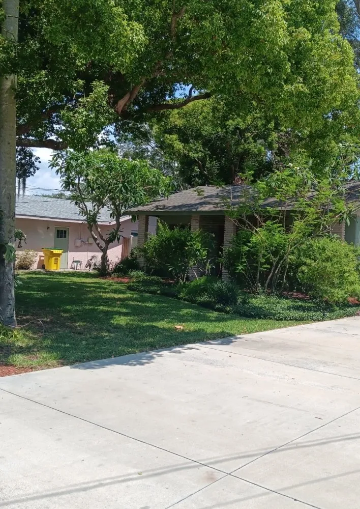 Professional landscape design for year-round maintenance in Port Richey, FL by Father and Son's Lawn Service