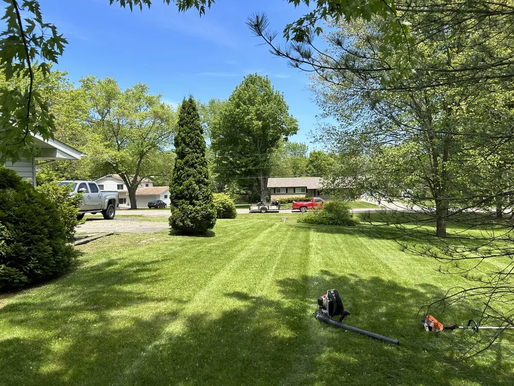 Local residential landscaping near you in Flint, MI by Father and Sons manicured lawns